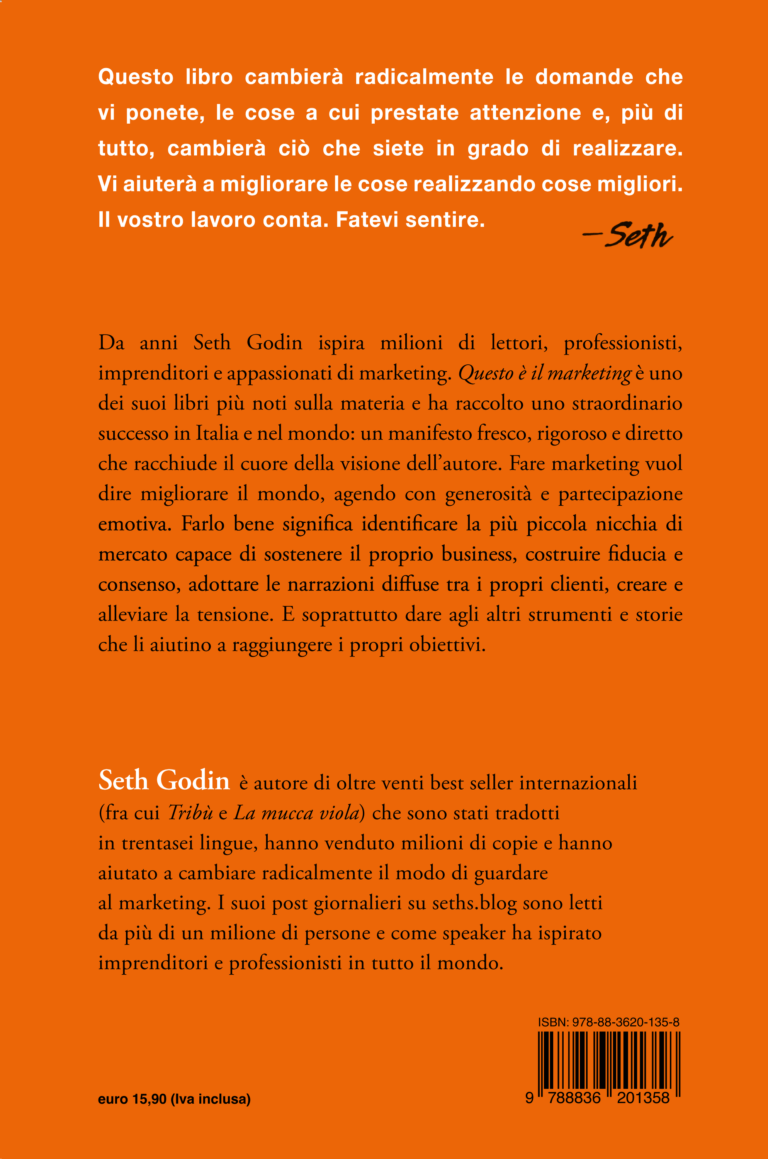 Questo è il marketing, Seth Godin